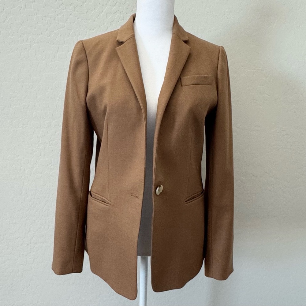 J Crew Regent Camel Tan Blazer